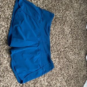 BLUE LULULEMON SHORTS